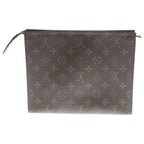 Louis Vuitton Poche Toilette NM Monogram Clutch Brown — view 2