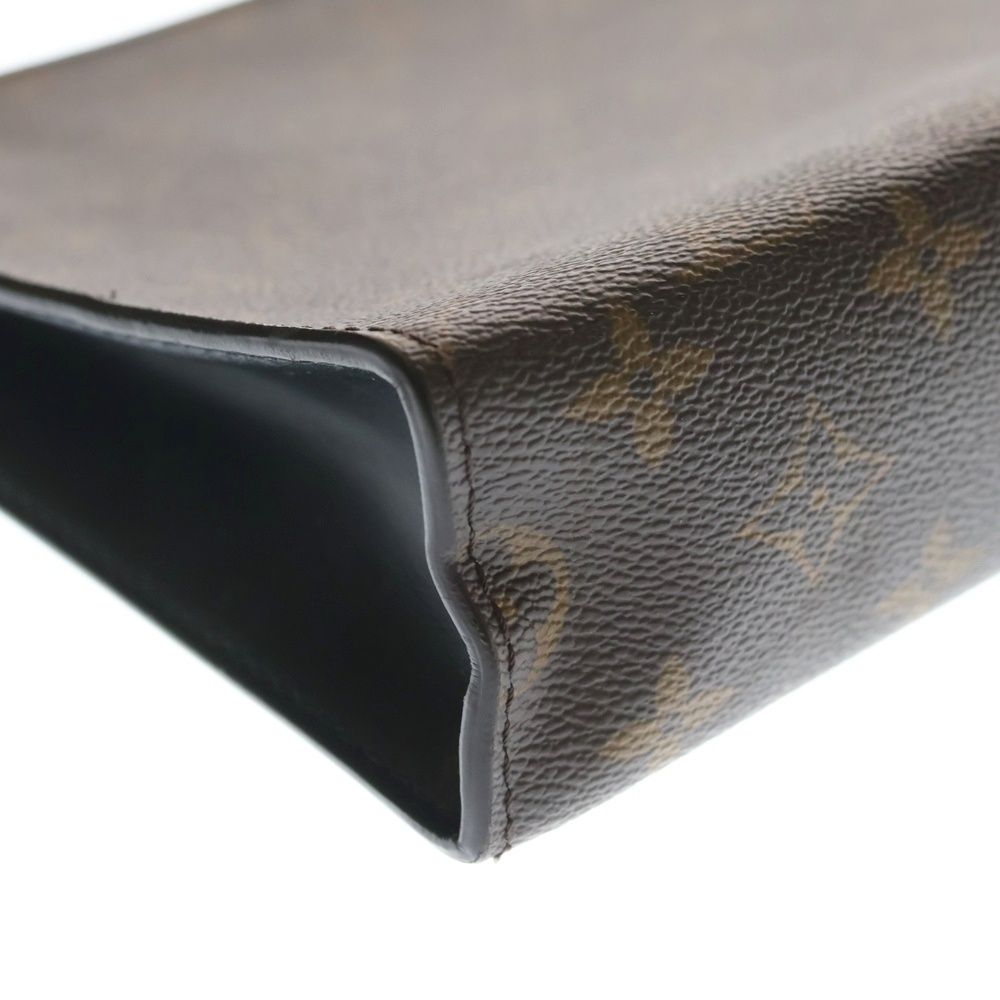 Louis Vuitton Poche Toilette NM Monogram Clutch Brown — view 6