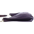 Hermes Evelyne GM Shoulder Bag Cassis Togo Leather Gold Strap — view 3