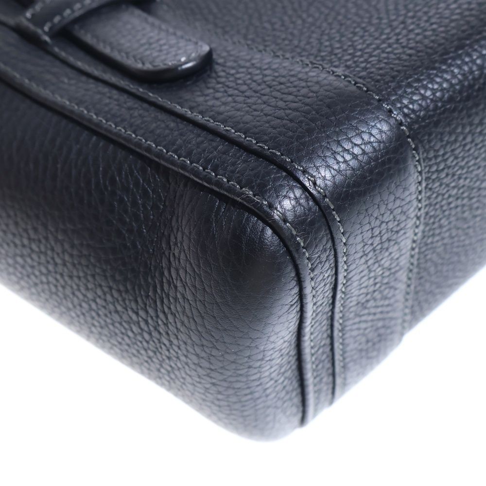 Loewe Senda Bag Black Leather Handbag Cadena Key — view 5