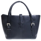 Loewe Senda Bag Black Leather Handbag Cadena Key — view 2