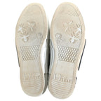 Dior Technical Fabric High Cut Sneakers Oblique Cut Shoes White Gray — view 5