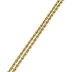 Dior CD Logo Bag Motif Chain Pendant Necklace Gold Plated — view 4