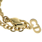 Dior CD Logo Bag Motif Chain Pendant Necklace Gold Plated — view 5