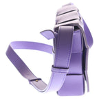 Bottega Veneta Cassette Leather Shoulder Bag Purple — view 3