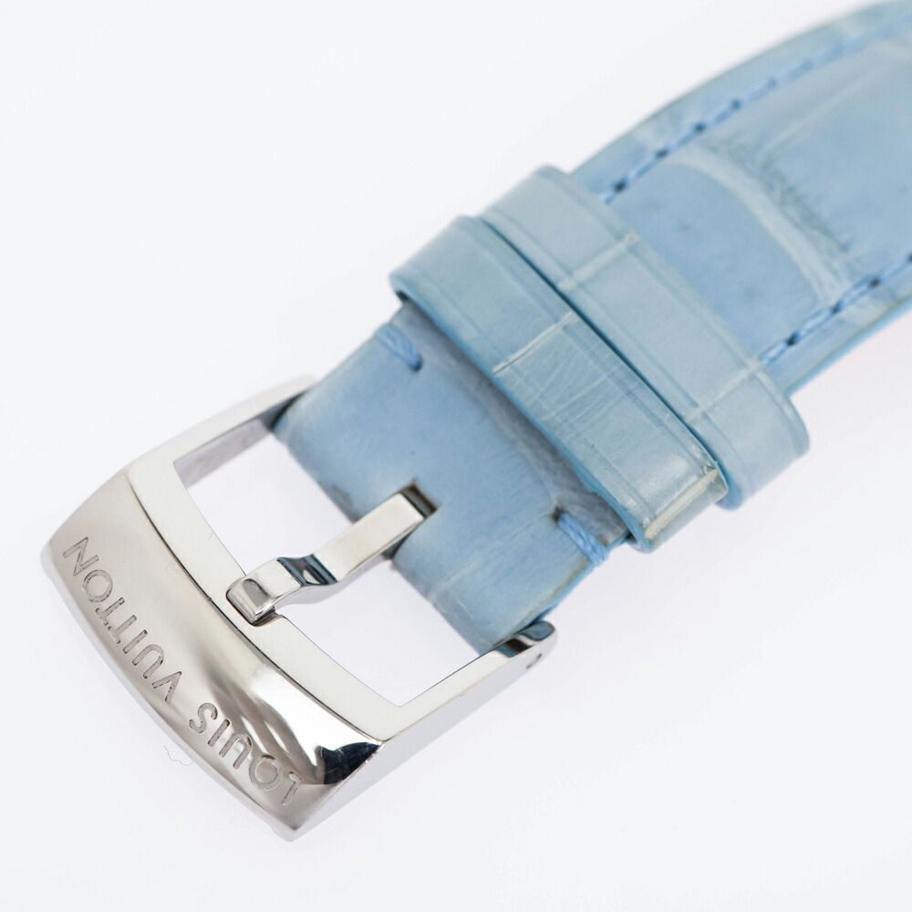 Louis Vuitton Tambour Speedy Blue Quartz Watch Handbag — view 6