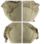 Prada Tessuto Beige Ivory Silver Nylon Leather Backpack — view 3