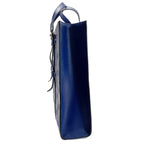 Gucci GG Embossed 2-Way Tote Blue Leather — view 3