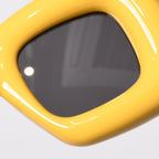 Loewe Sunglasses Yellow Acetate Eyewear — view 7