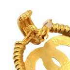 Chanel Round Earring Gold — view 4