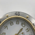 Hermes Watches Clipper Diver White Silver Gold Watch — view 6