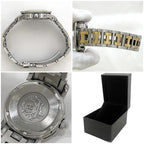 Hermes Watches Clipper Diver White Silver Gold Watch — view 3