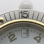 Hermes Watches Clipper Diver White Silver Gold Watch — view 8