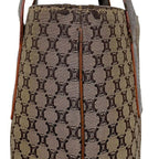 Celine Tote Beige Brown Macadam Light Nylon Leather — view 6