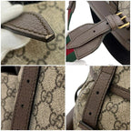 Gucci Backpack Beige Brown GG Supreme Sherry — view 8