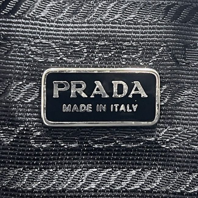 Prada Pouch Black Nero Case Calf Hair Leather 78 — view 5