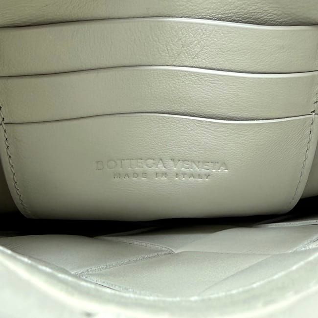 Bottega Veneta Mini Shoulder Bag White Intrecciato — view 4