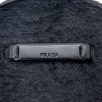 Prada Pouch Black Nero Case Calf Hair Leather 78 — view 7