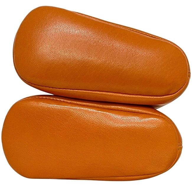 Hermes Baby Shoes Orange Addada Leather — view 6