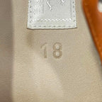 Hermes Baby Shoes Orange Addada Leather — view 8