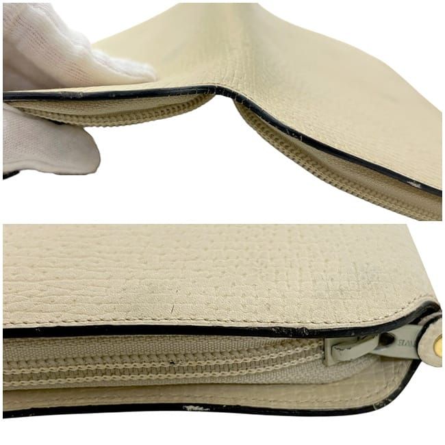Loewe Zip Around Organizer Beige Travel Pouch Leather — view 7