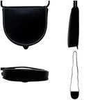 Loewe Pouch Heel Black Anagram Leather Bag — view 2