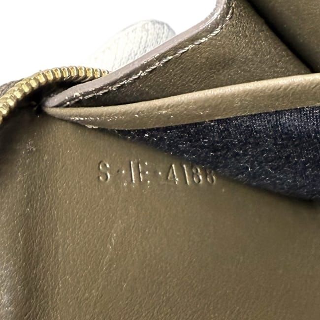 Celine Coin Case Khaki Green Purse Leather — view 5
