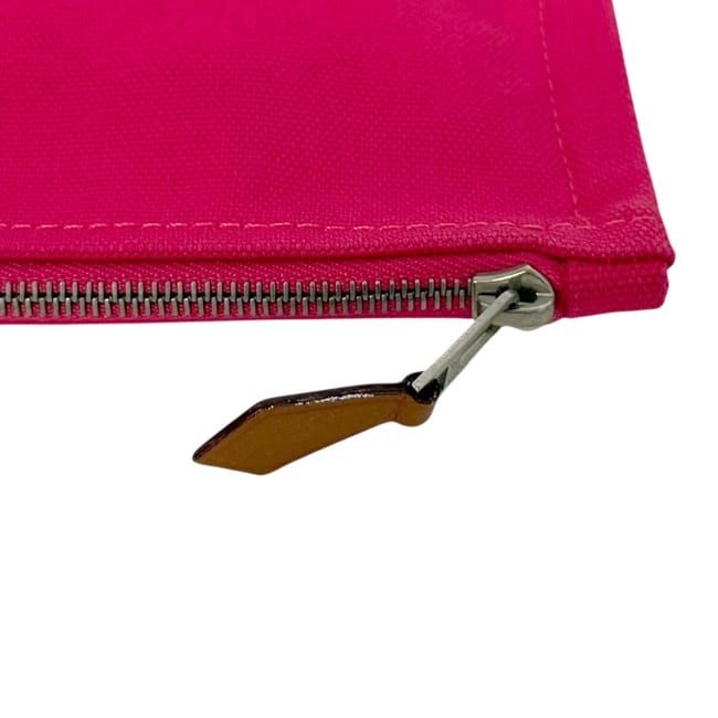 Hermes Pouch Yachting GM Pink Cotton — view 6
