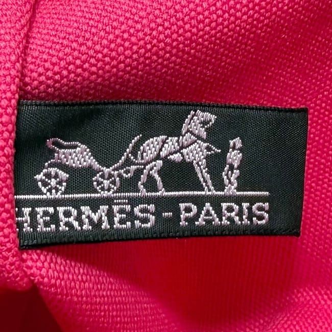 Hermes Pouch Yachting GM Pink Cotton — view 4