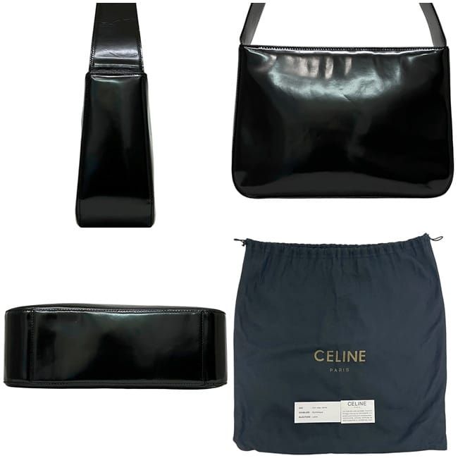 Celine Shoulder Bag Black Leather 97 2 — view 2