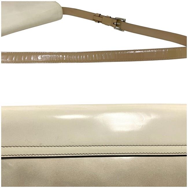 Prada Shoulder Bag Beige Cammello Gradation — view 9