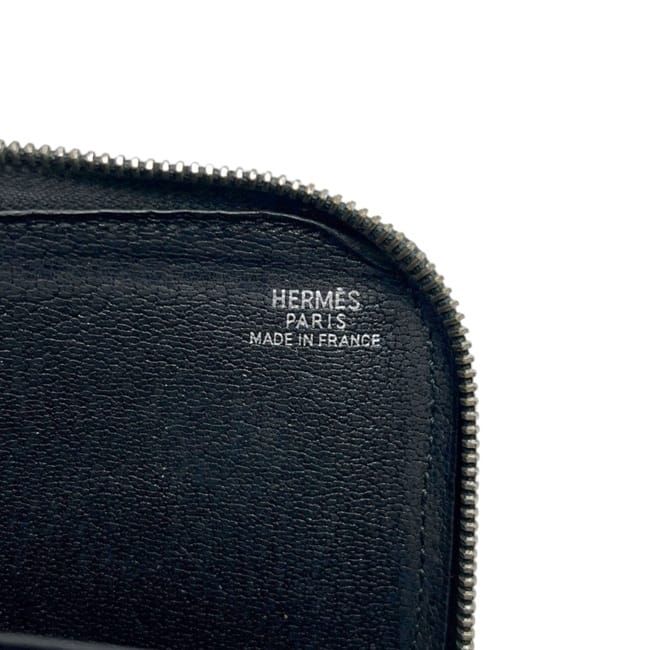 Hermes Coin Case Remix Black Purse Leather — view 7