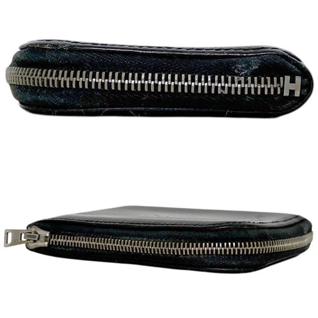 Hermes Coin Case Remix Black Purse Leather — view 2