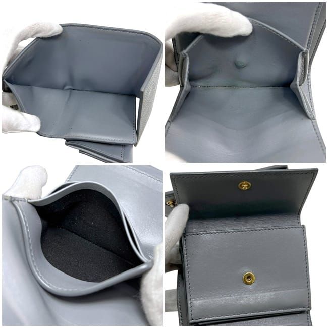 Celine Trifold Wallet Gray — view 3