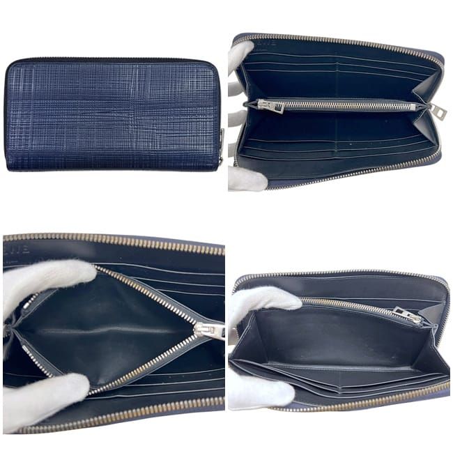 Loewe Zip Around Wallet Navy — view 2