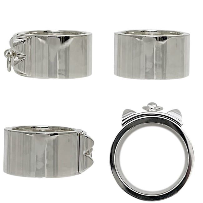 Hermes Ring Collier de Chien GM Silver — view 2
