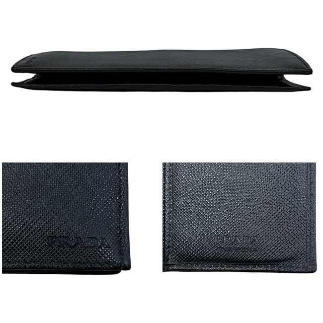 Prada Bifold Wallet Black Nero — view 7