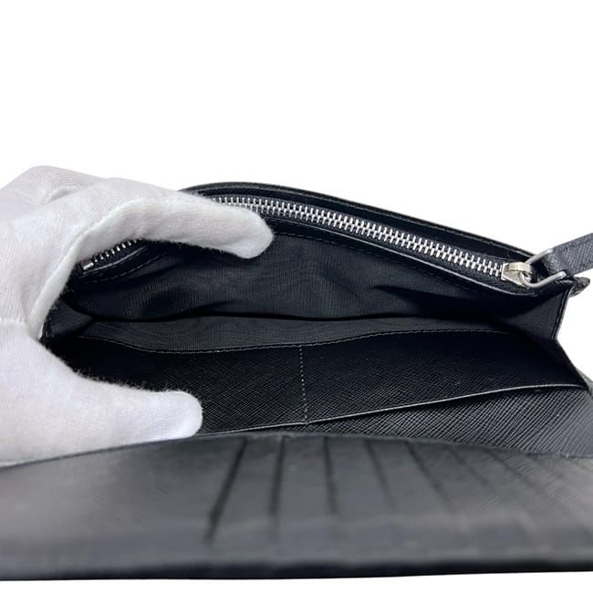 Prada Bifold Wallet Black Nero — view 4