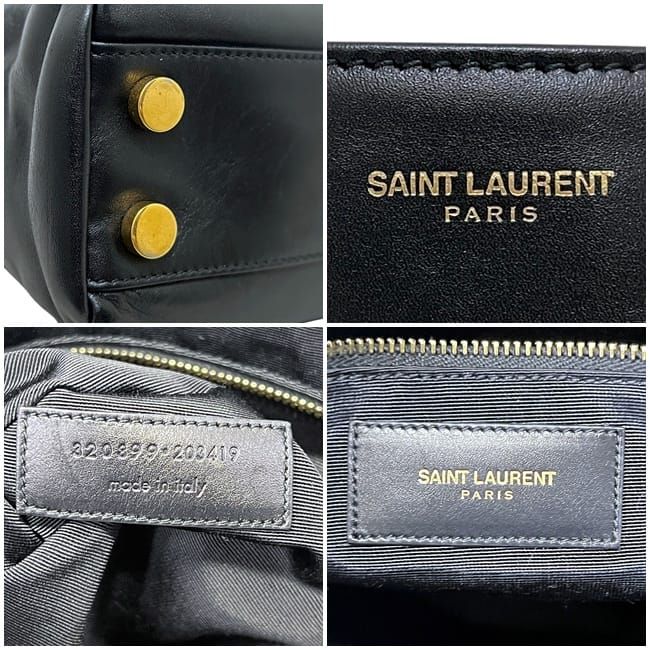 Saint Laurent Tote Volisse Reversible Black — view 4