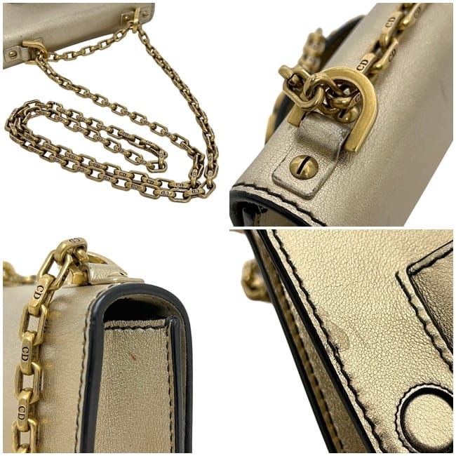 Dior Shoulder Bag Gold — view 4
