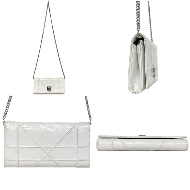 Dior Shoulder Wallet White Diorama — view 2