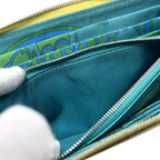 Hermes Zip Around Wallet Azap Silk in Yellow — view 3