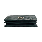 Gucci GG Marmont Double Card Case Wallet Green Bifold Box with Cloth Handbag — view 3