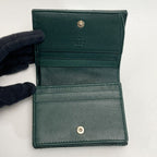 Gucci GG Marmont Double Card Case Wallet Green Bifold Box with Cloth Handbag — view 4