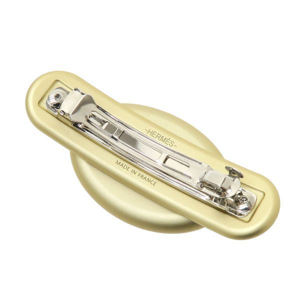 Hermes Tori Maillon PM Barrette Hair Accessory — view 4