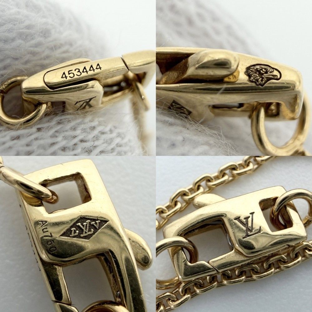 Louis Vuitton Necklace Monogram Pendant Idyle Blossom LV Adjustable Star 18k — view 6