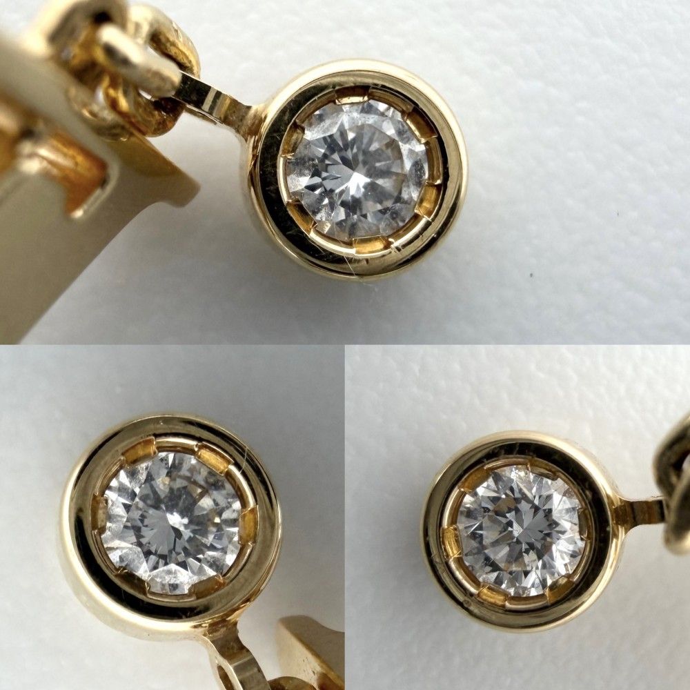 Louis Vuitton Earrings Idyll Blossom LV 18k YG 18k Yellow Gold Diamond 0.03 Ct — view 6