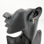 Louis Vuitton Earrings Idyll Blossom LV 18k YG 18k Yellow Gold Diamond 0.03 Ct — view 2