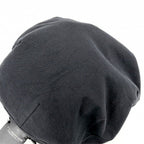 Chanel Beret Check Hat CC Logo M Cotton Polyamide Polyester Black White Spring — view 7