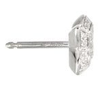 Louis Vuitton LV Double Round Diamond Earrings 18k WG 750 Pierced — view 5
